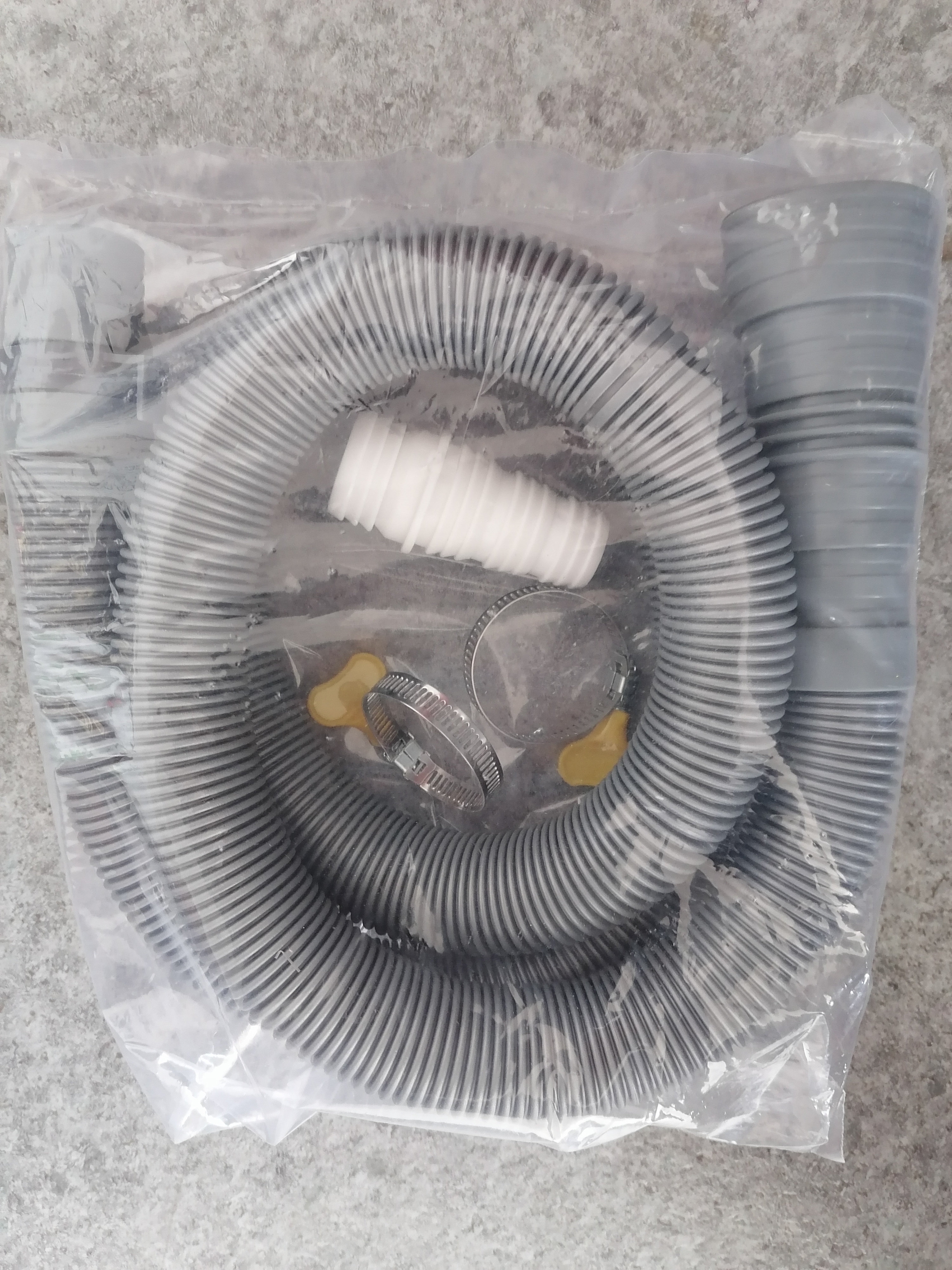新飞通用波轮洗衣机排水管 延长管加长出水管洗衣机下水管软管 海尔小天鹅美的等通用 带卡箍1.5米 实拍图