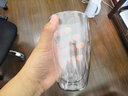 karphome卡普家居耐热双层玻璃水杯家用套装耐高温茶杯杯子凉杯果汁杯 (2只装)450ML 实拍图