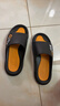回力运动抑菌男士拖鞋浴室内户外减震防滑凉拖鞋HL39651黑黄色44-45码 实拍图