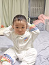 bebebus婴儿睡袋春夏款儿童睡衣四季通用分腿防踢被 彩虹双层四季款（室温20-24℃） M【80码 建议身高80-90CM】 实拍图