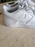 耐克NIKE女子空军一号AF1 百搭大童运动鞋DH2920-111白40 实拍图