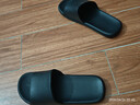 京东京造【抗菌皮纹拖】eva软弹拖鞋居家室内防滑浴室凉拖 黑色 40-41 实拍图