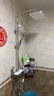 九牧（JOMOO）花洒淋浴套装亮银琴键自动除垢精铜水路淋浴器36602-536/1B-1 实拍图