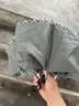 天堂伞 加大雨伞三折 晴雨两用商务伞经典格纹10骨大雨伞男女 天际灰 实拍图