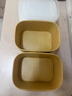 双枪一次性餐盒方形牛皮纸水果外卖打包餐盒便当饭盒1000ml*20套 实拍图