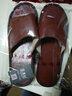 范米尼真皮拖鞋春夏居家用室内头层牛皮凉拖鞋男士女式防滑家居拖鞋客人 515【咖啡】显瘦版 【29】适合43-44码(内长27厘米) 实拍图