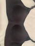 嫚熙（EMXEE）孕妇哺乳内衣喂养胸衣舒适上托聚拢怀孕期喂奶文胸非纯棉女 黑色 M 实拍图