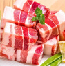 龙大肉食 猪五花肉块净重4斤 冷冻带皮五花肉 烧烤肉食材 出口日本级 猪肉 实拍图