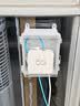 德力西电气插排防水罩户外插线板防雨盒带锁家庭用电源插座防溅保护盒防盗电  【中号空盒】非德力西 实拍图