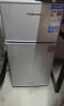 华宝小冰箱小型家用出租房用冷藏冷冻两用一级能效节能省电迷你宿舍寝室办公室二门电冰箱 【一级能效】86L银色【全国联保】 实拍图