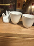 苏氏陶瓷羊脂玉白瓷功夫茶杯小碗杯陶瓷品茗杯6个装（简装）J0929 晒单实拍图