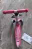micro迈古micro儿童滑板车2-3-5岁宝宝溜溜车小孩男女滑步车踏板车童车 【粉色-LED轮】身高85-110CM 实拍图