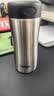 膳魔师（THERMOS）保冷保温杯400ML高真空不锈钢商务办公保温杯JCG-400C SBK 实拍图