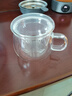 美斯尼 茶杯玻璃茶水分离杯茶具花茶杯加厚耐热玻璃水杯居家办公泡茶杯 小蜜蜂（加厚款）320毫升 实拍图