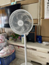 美的（Midea）电风扇家用7叶落地扇摇头电风扇循卧室宿舍轻音风扇台式桌面小型风扇台地两用升级款 白色丨7叶台地两用 实拍图