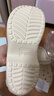 卡骆驰（CROCS）贝拉洞洞鞋沙滩鞋包头女鞋厚底拖鞋|210062 冬日白 -11S（含智必星） 39 (240mm) 实拍图