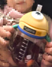 babycare儿童水杯婴儿学饮杯6个月以上宝宝水杯防摔水壶防呛 吸管杯洛克黄 实拍图