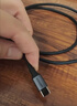 绿联USB3.0数据线Type-C充电线USB-C适用移动硬盘传输U盘苹果17/16/15华为手机平板笔记本电脑车载1米 实拍图