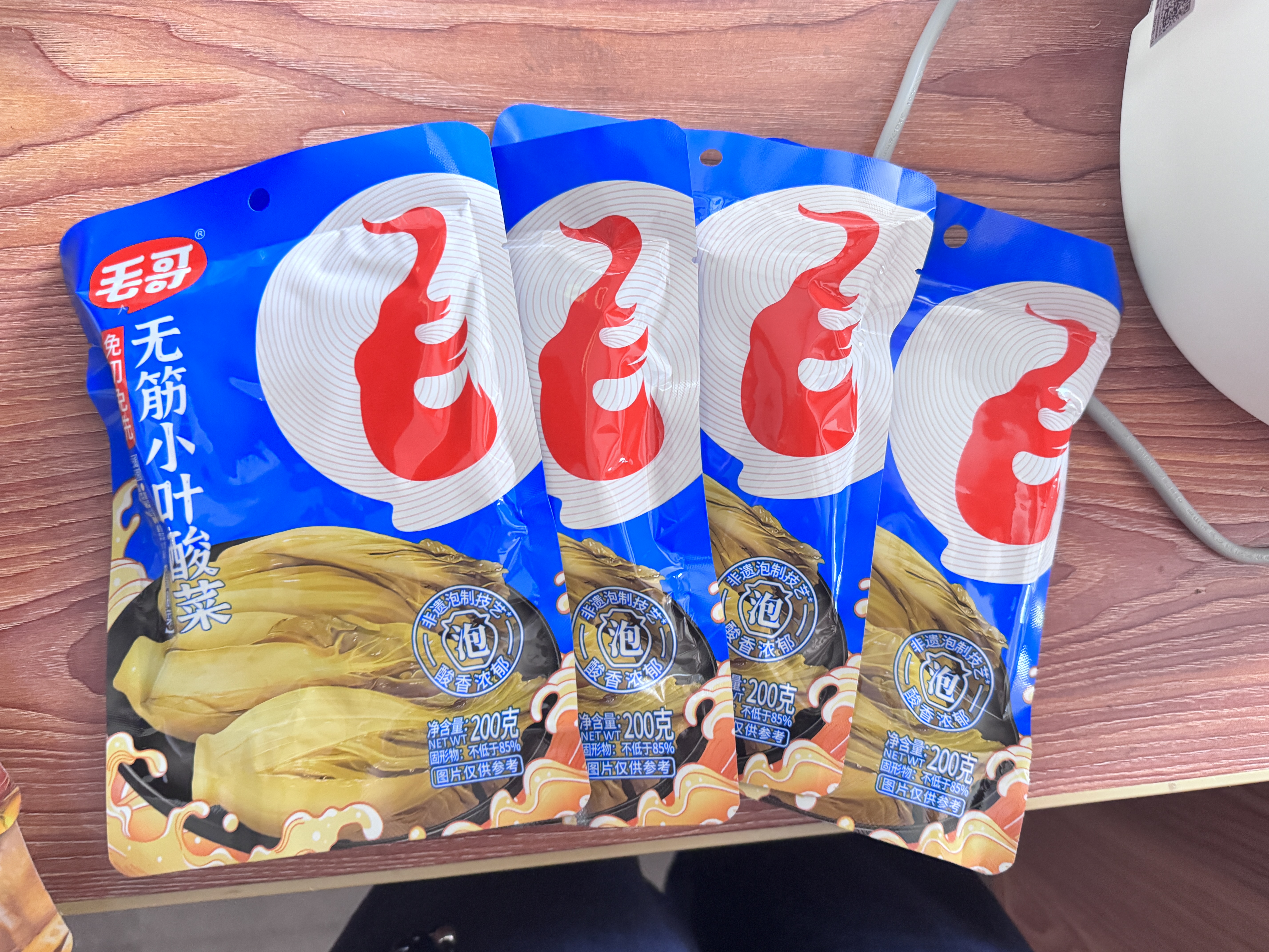 毛哥泡萝卜300g*4袋非遗四川老坛母水酸萝卜泡菜酸爽老鸭汤酸萝卜肉丝 实拍图