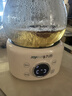 九阳（Joyoung）全玻璃养生壶恒温壶烧水壶1L多功能煮茶壶花茶壶 0胶水烧水壶24h预约24h保温调奶器冲奶WY102 实拍图