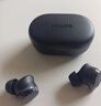 飞利浦（PHILIPS）TAT1209 真无线蓝牙耳机 豆式入耳 回音降噪 蓝牙 5.3 20h 续航 智能配对  运动游戏通勤耳机 高雅黑-高清通话+IPX4 防水 实拍图