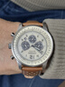 西铁城（CITIZEN）手表男日韩表FF系列光动能三眼盘皮带商务礼物CA4500-16X 实拍图