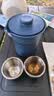 膳魔师（THERMOS）旅行茶具露营户外高端车载便携办公保温茶壶茶杯杯具套装礼物礼盒 琉璃蓝（陶瓷内胆附礼盒礼袋）FCNB 实拍图