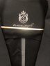 罗蒙（ROMON）男士防晒西服26年夏季商务免烫高档单西凉感外套上衣黑色XL 实拍图