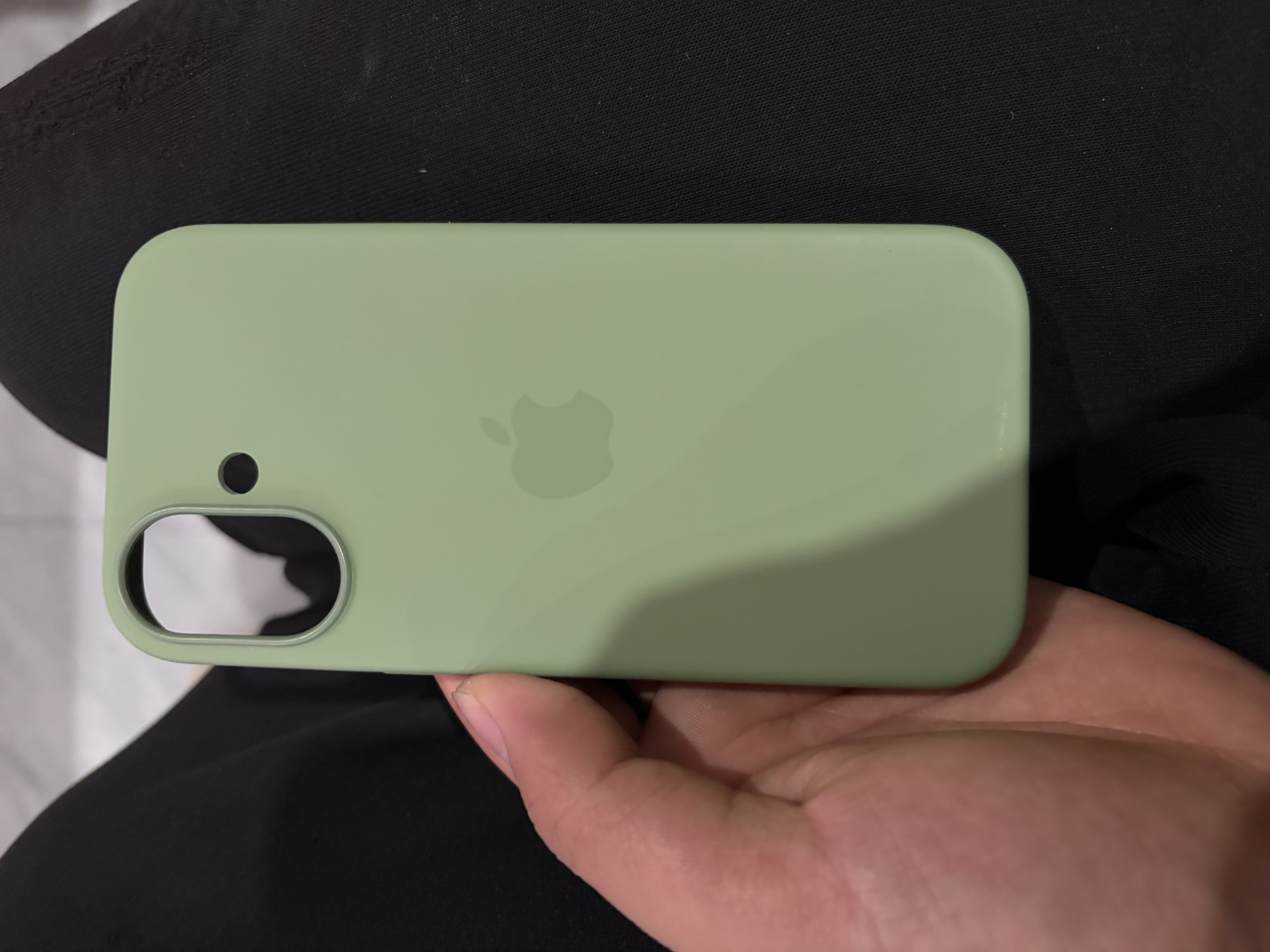 华强北适用iphone17pro手机壳17Air液态硅胶苹果17promax磁吸防摔 【浅苔藓】顶配拍照按键+挂绳孔 iPhone17 实拍图