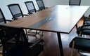 圣黎会议桌长桌洽谈培训桌组职员办公桌 搭配会议椅一把  实拍图