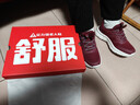 足力健老人鞋【母亲节礼物送妈妈】轻便休闲散步鞋2431380J 女 酒红 39 实拍图