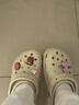卡骆驰（CROCS）经典云朵洞洞鞋时尚百搭女鞋花园鞋沙滩鞋|206750 骨白色-2Y2(含智必星) 36 /37(230mm) 实拍图