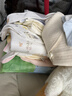 童泰婴儿连体衣春秋季纯棉衣服初生宝宝蝴蝶哈衣和尚服黄色52cm 实拍图