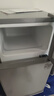 华宝小冰箱小型家用出租房用冷藏冷冻两用一级能效节能省电迷你宿舍寝室办公室二门电冰箱 【一级能效】68L银色【全国联保】 实拍图