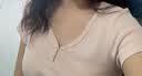 森马（Semir）短袖T恤女夏季短款V领半开襟套头衫紧身正肩2026上衣109326100046 实拍图