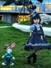 南木熊2026连衣裙朱迪兔子警官儿童衣服女孩服装洛丽塔公主裙子cosplay 短袖兔子警官130cm【尾巴+腰带+腰包+领带+腰部兔子】 实拍图