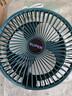 电风扇伸缩折叠小风扇宿舍家用静音充电型办公台式USB桌面宿舍大风力夏台面落地两用折叠电风扇 颜色随机 直插款无档位开关1个装 实拍图