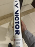 威克多（VICTOR）胜利羽毛球金黄5号1号3号鸭毛球耐打防风训练比赛用粉胜利12只装 76速-金黄1号 1筒 【12只/桶】 实拍图