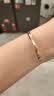 丹尼尔惠灵顿（DanielWellington）[马思纯同款]dw手镯女 闪耀星辰玫瑰金大号开口手镯情侣款DW528 实拍图
