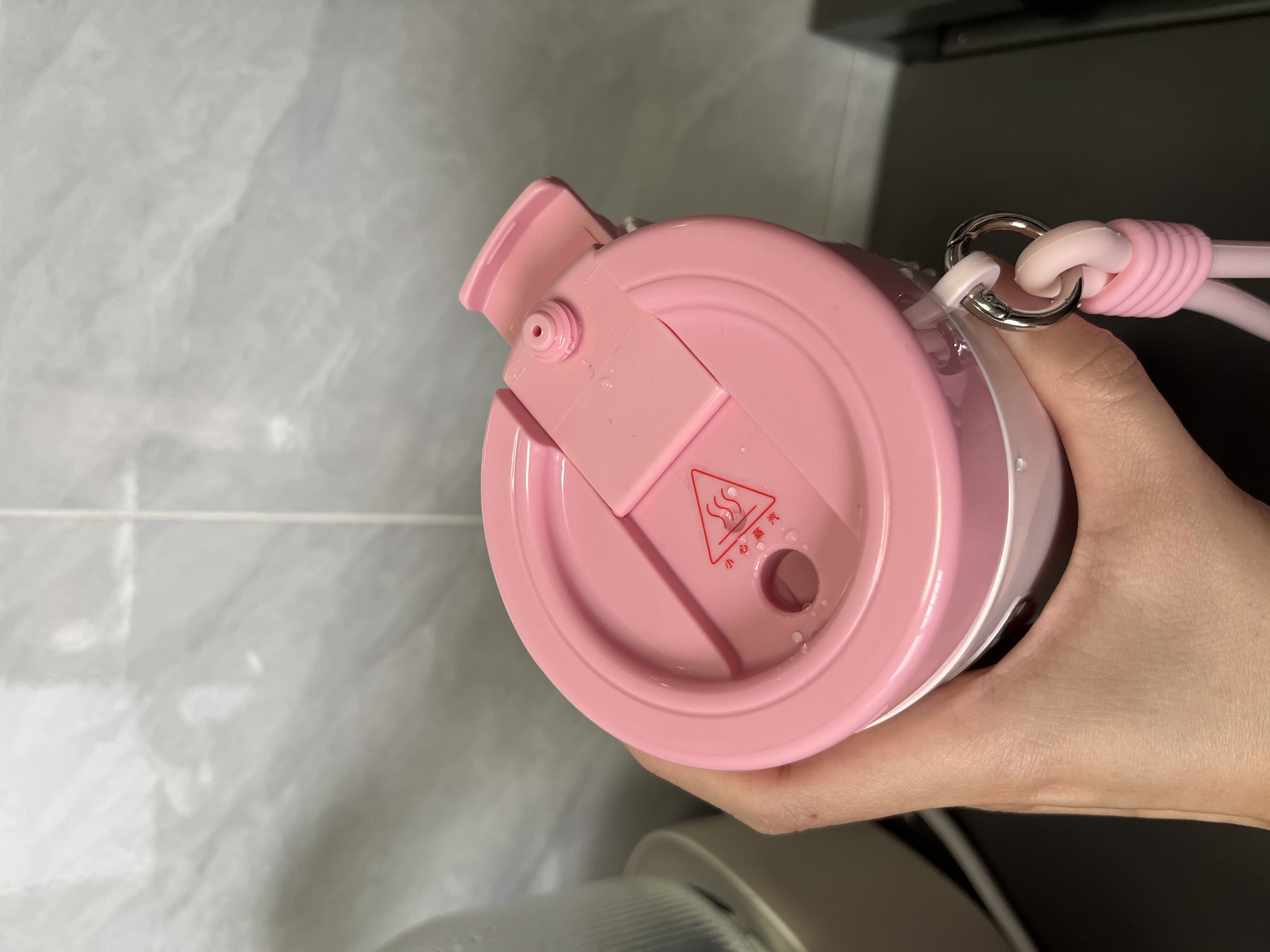 比依（BIYI）豆浆机破壁机全自动免煮2026新款静音家用便携式小型豆浆杯全自动免煮免滤1人-2人 直流无刷变频款（樱花粉） 0.3L 实拍图