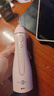 博皓（prooral）电动洗牙器冲牙器家用冲洗器牙齿清洁器水牙线口腔清洗器牙垢去除工具牙周炎喷嘴正畸呵护 晨曦粉 实拍图