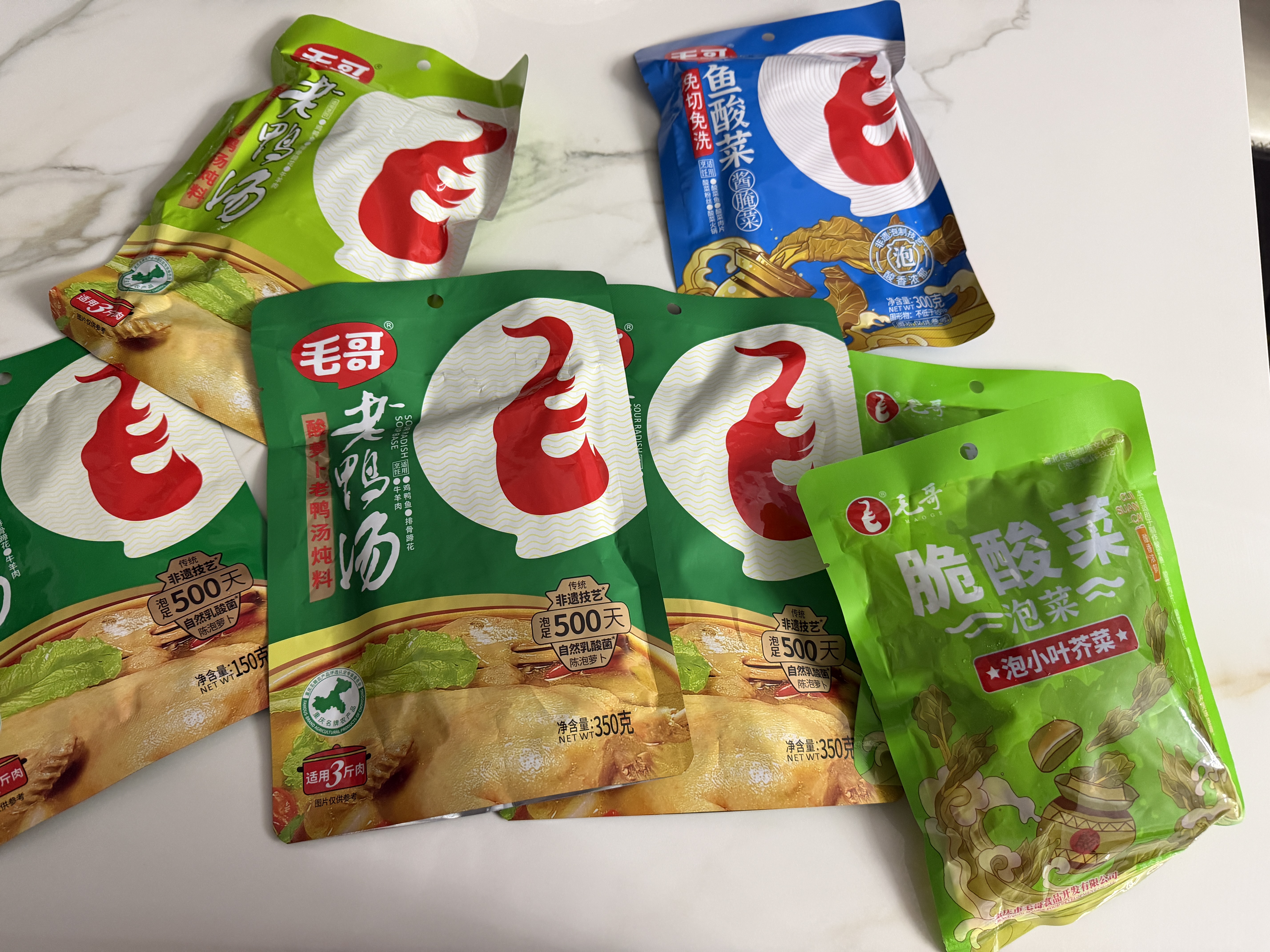 毛哥脆酸菜400g*2袋小叶芥菜重庆特产爽脆老坛酸菜大颗泡菜调料 实拍图