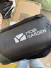 牧高笛（MOBIGARDEN）睡袋 户外露营单人磨毛棉保暖信封睡袋新月1.4 NX21562011 松露色 实拍图