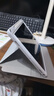 智思慧 适用Apple iPad第7/8/9代保护套苹果平板Air3旋转横竖支撑透明壳硅胶防摔皮套10.2/10.5英寸 灰色 实拍图