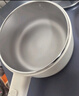 美的（Midea）电煮锅 小电锅 不锈钢0涂层电热锅 宿舍小锅多功能锅 1.6L学生寝室一体泡面小火锅XZC2017G 配蒸笼 实拍图