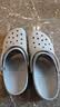 卡骆驰（CROCS）洞洞鞋经典款Clog檀健次同款男士夏季新款拖鞋凉鞋沙滩鞋女10001 10001-1FT-经典Clog/大气灰 43-44 (280mm) 实拍图
