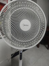 美的（Midea）【飓风节能】七叶柔风立式电风扇/家用轻音落地扇/台式小型风扇/大风力遥控定时摇头风扇 SAH35BSJ 实拍图
