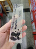 漢墨 水晶镇尺 镇纸创意可爱高颜值书法专用文镇熊猫图1支装 文房四宝毛笔宣纸用压书神器  实拍图
