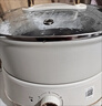 美的（Midea）电煮锅 电火锅 电炒锅 电蒸锅 分体式可拆洗电热锅 家用多功能锅 四季小嗨锅 HGC232301W 配蒸片 实拍图