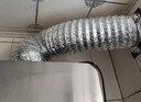 鲸万荟烟道止逆阀双层铝箔软管180出风口油烟机排烟管厨房排气管JW1314 实拍图